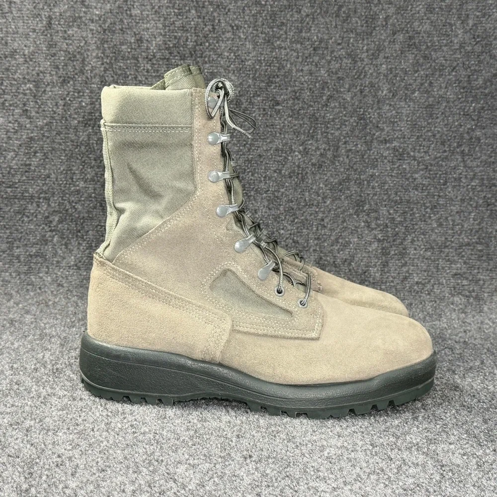 Belleville 600 Hot Weather Military Combat Boot Mens 10.5 Green Lace Up Tactical